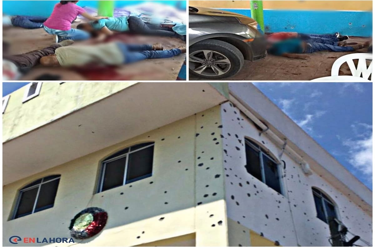 VIDEO | Masacre en San Miguel Totolapan dejó 18 personas asesinadas en la Presidencia Municipal