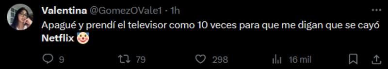 Los diversos comentarios ante la caída de Netflix.