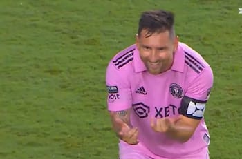 VIDEO | El nuevo festejo de Lionel Messi al estilo Marvel