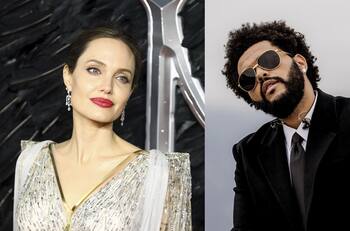 Angelina Jolie y The Weeknd, así los vieron salir tras cita romántica en Los Ángeles