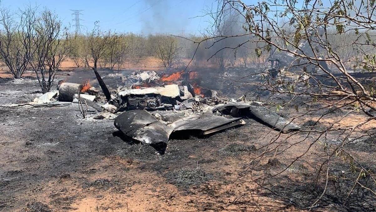 Avioneta se estrelló contra cables de alta tensión en Sonora: hay 4 muertos y 3 lesionados