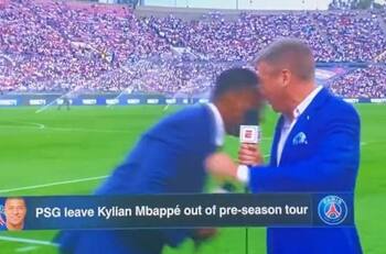 VIDEO | Analista de ESPN se descompensa en plena transmisión del amistoso entre Real Madrid y Milan