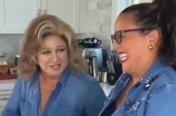 Angélica María se divierte en video con su hija Angélica Vale: "Me caí de chiquita, es de familia"