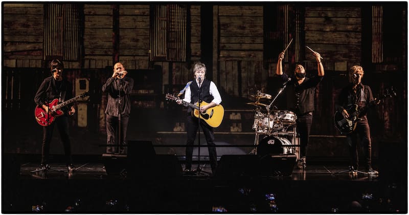 El ex Beatle logró reunir a más de 200 mil personas.