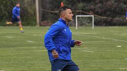 'Chapito' Montes tuvo su primera práctica con el Everton de Chile y se reencuentra con Ismael Sosa