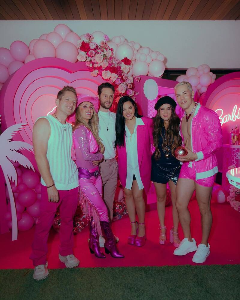 La banda se reunió para celebrar el cumpleaños de Christian Chávez.