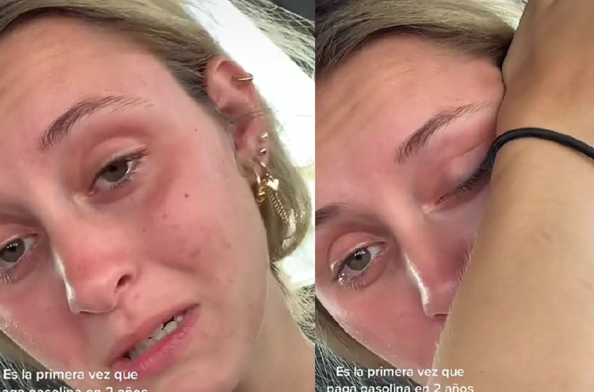 VIDEO | "Dura realidad" joven llora al ver cuánto se gasta en gasolina y se hace viral