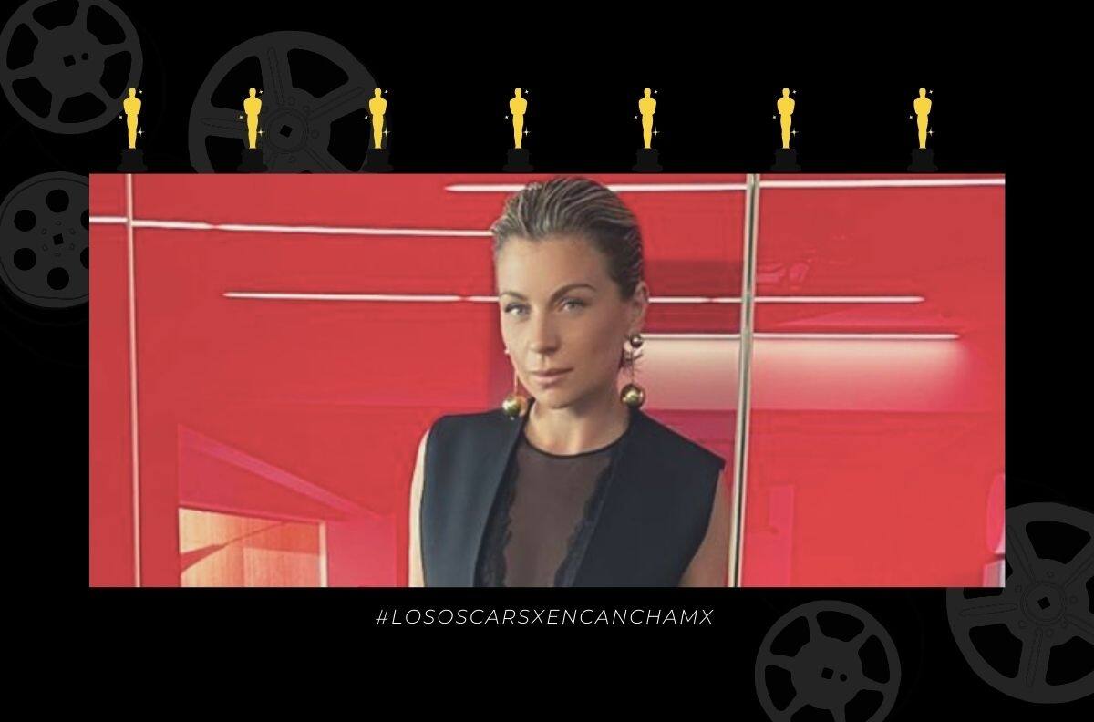 El espectacular look Ludwika Paleta para la cobertura de los Premios Oscar 2021
