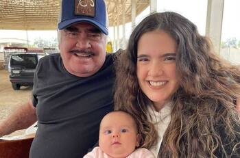 Camila Fernández se despide de Vicente Fernández y recuerda cuando le cantó a su hija Cayetana