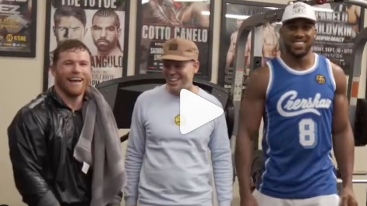 Canelo se reúne con Anthony Joshua y Residente