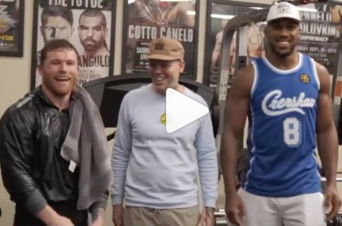 Canelo se reúne con Anthony Joshua y Residente