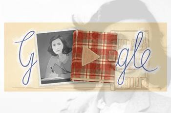“Hoy honramos a Ana Frank”, el doodle homenaje de este 25 de junio por parte de Google