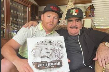 Así era la relación entre Canelo Álvarez y Vicente Fernández
