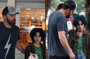 Ben Affleck y Emme, la hija de Jennifer Lopez, van juntos de compras