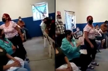 VIDEO | Junta de padres de familia termina en golpes y se hace viral