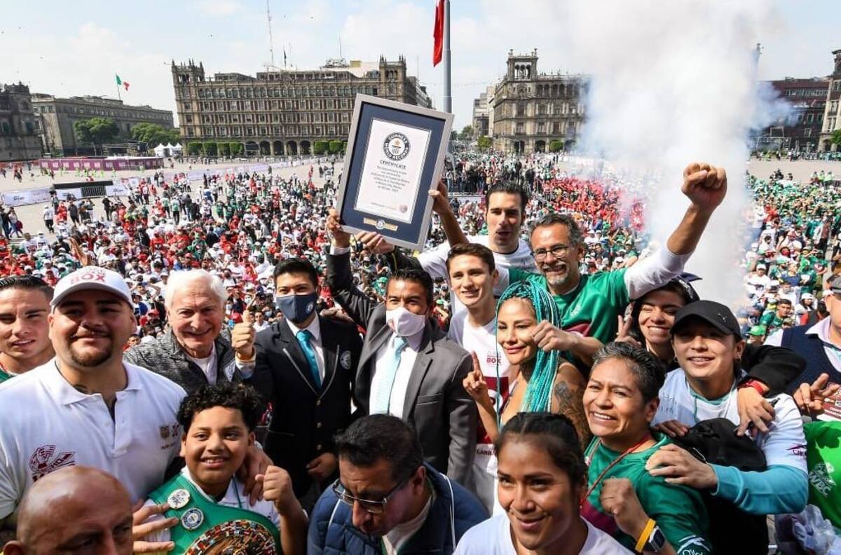 ¡Se ganó por knockout! CDMX obtiene el Récord Guinness por la clase de box más grande de la historia