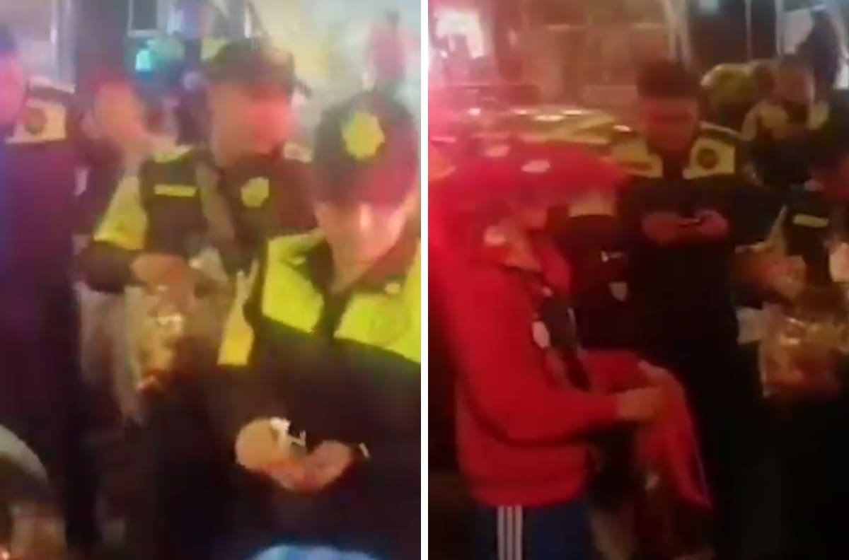 VIDEO| Policías de tránsito regalan dulces a pequeños y se viralizan