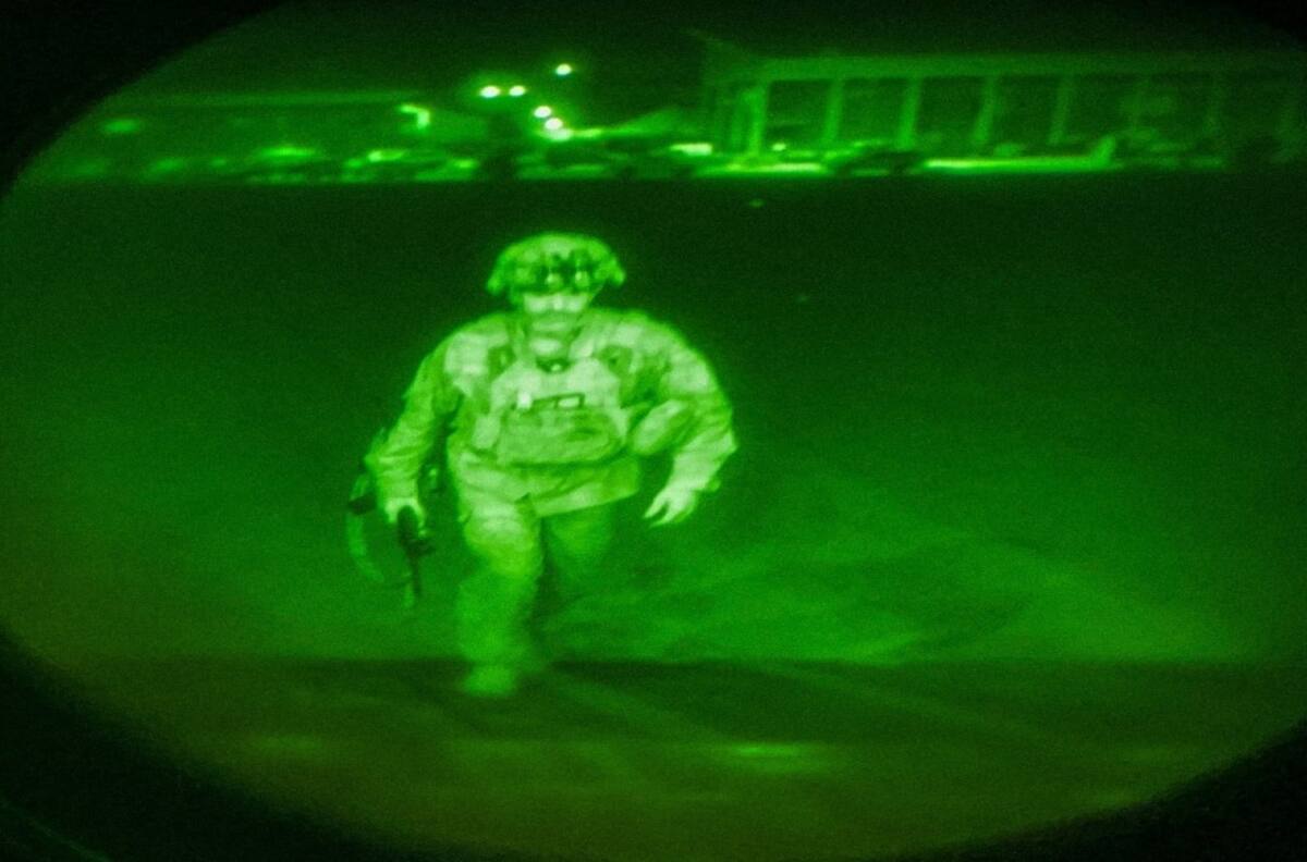 Foto: Así salió el último soldado de Estados Unidos de Afganistán