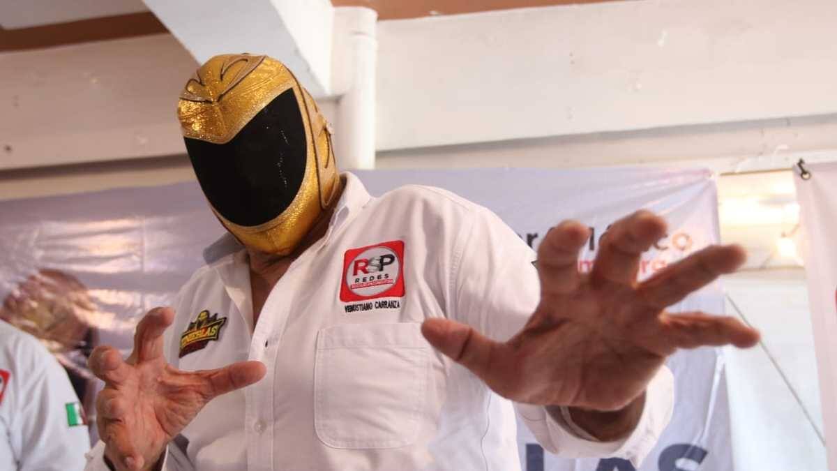 Tinieblas: Inédito candidato para elecciones en México