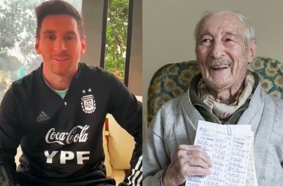 Falleció el abuelito que registraba todos los goles de Leo Messi