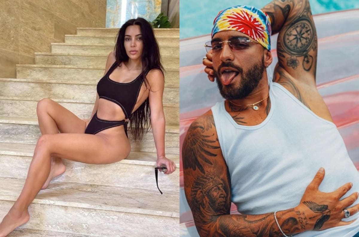Kim Kardashian está disfrutando su soltería ¡Con Maluma!