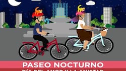 Paseo Nocturno “Muévete en bici”: Conoce la ruta del Día del Amor y la Amistad