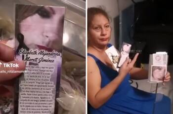 Mujer realiza 'recuerditos' para cuando sea su funeral y se hace viral| VIDEO