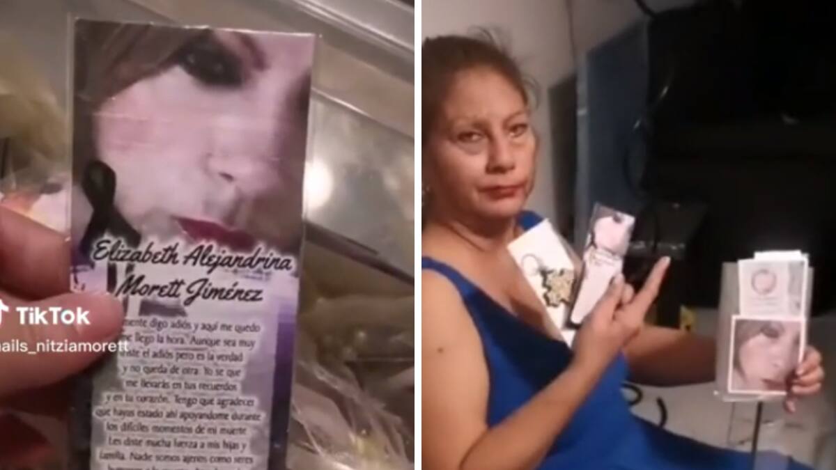 Mujer realiza 'recuerditos' para cuando sea su funeral y se hace viral| VIDEO