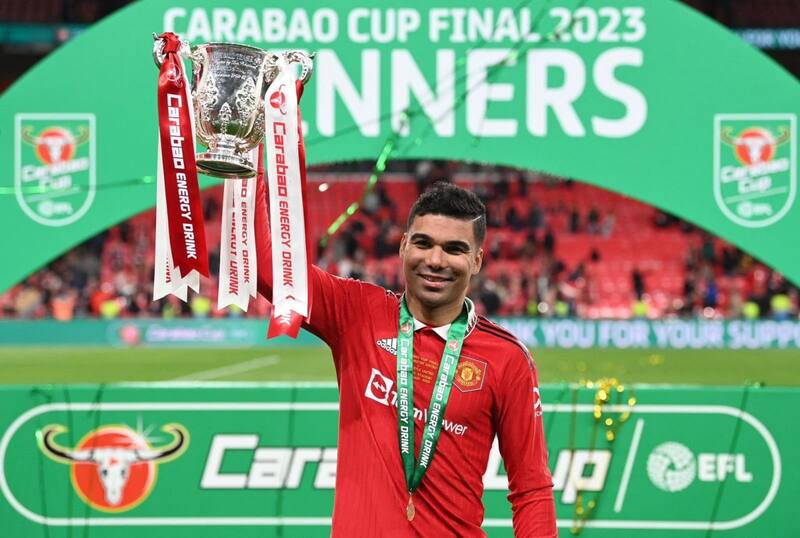 Casemiro es el rey de copas. Foto: Twitter de Casemiro