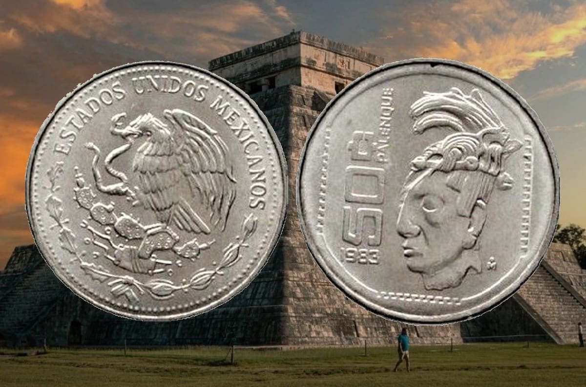 Piden hasta $200 mil pesos por una moneda antigua de ¢50 centavos