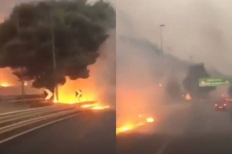 Palermo es una de las zonas más afectadas. Captura Video