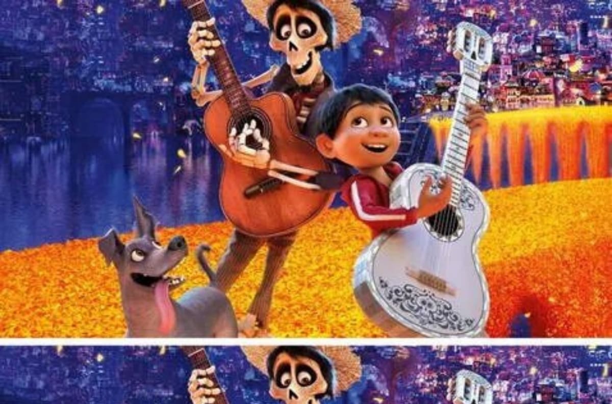 Acertijo visual: Encuentra las diferencias en la imagen de la película Coco