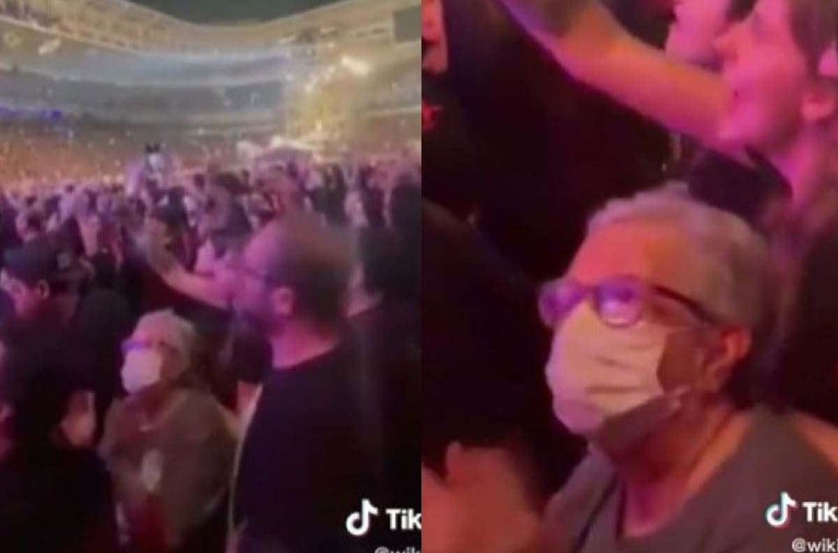 VIDEO: "Abuelita rockstar" se hace viral por asistir al concierto de Kiss