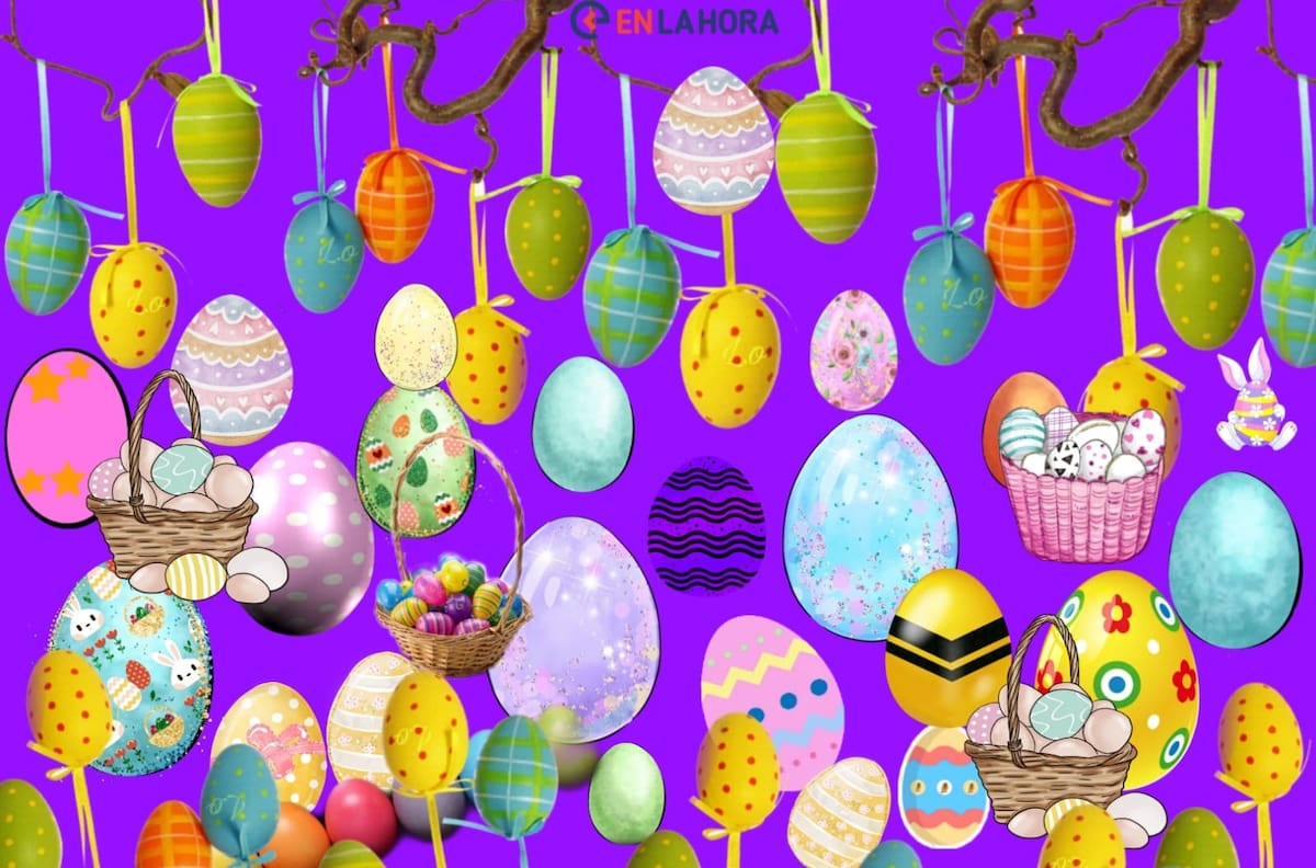 Encuentra al conejo de Pascua en este acertijo visual