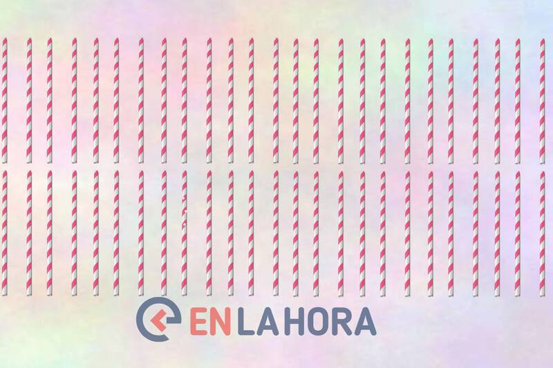 Encuentra el popote diferente.