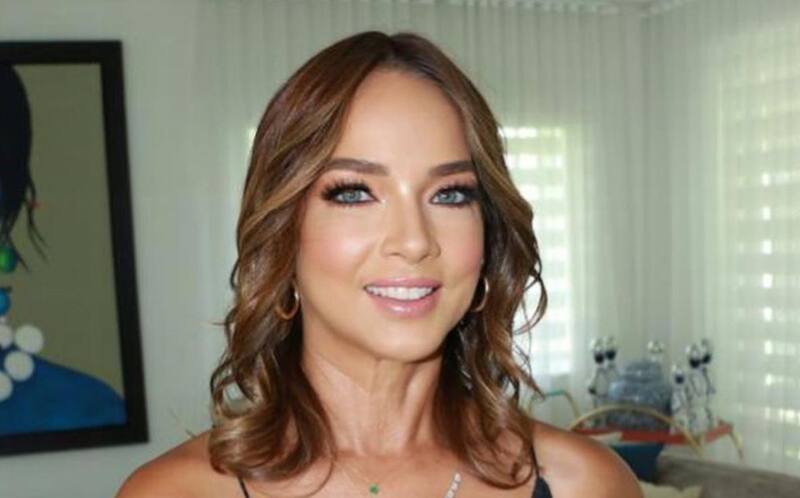 La actriz lució un maquillaje espectacular