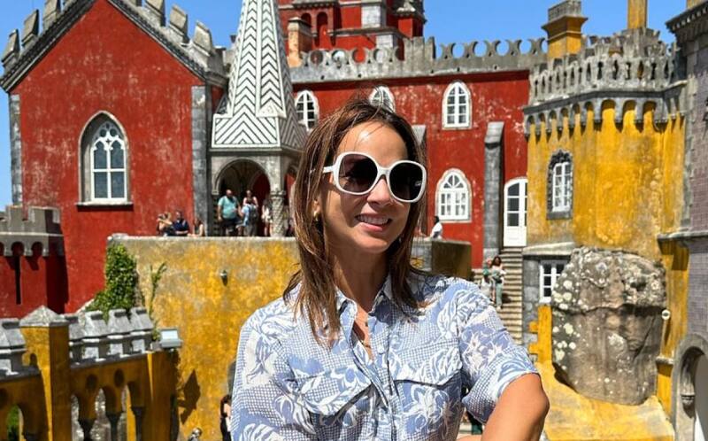 La actriz se fue de vacaciones por Europa