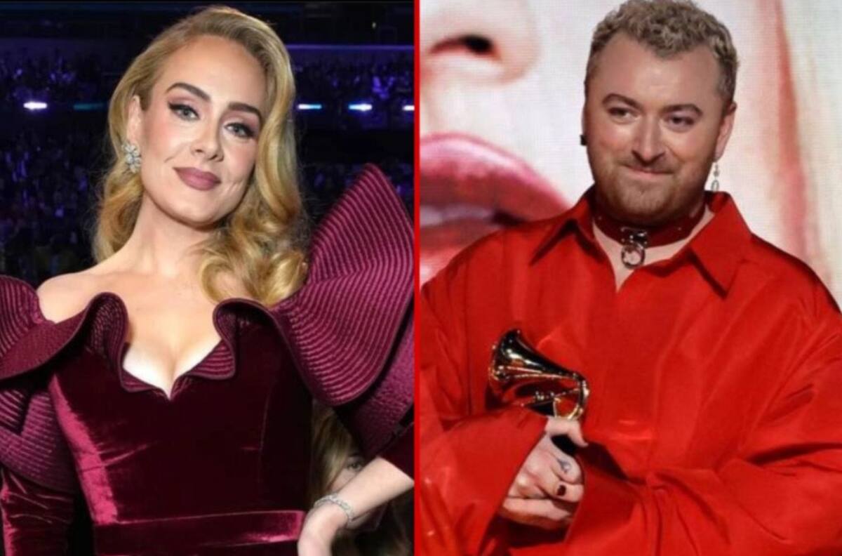 ¿Adele y Sam Smith son la misma persona? Desmienten teoría en los Grammys