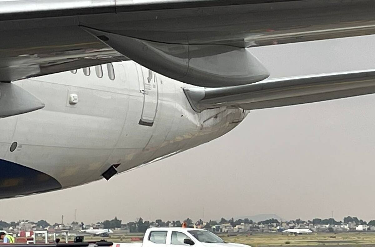 Chocan dos aeronaves en el AICM