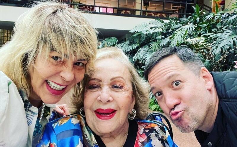 Alejandra y Luis Enrique Guzmán celebraron el 10 de mayo con su mamá doña Silvia Pinal. - Créditos: Instagram