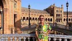 Alejandro Fernández y su novia Karla Laveaga disfrutan de divertidos y románticos días por España