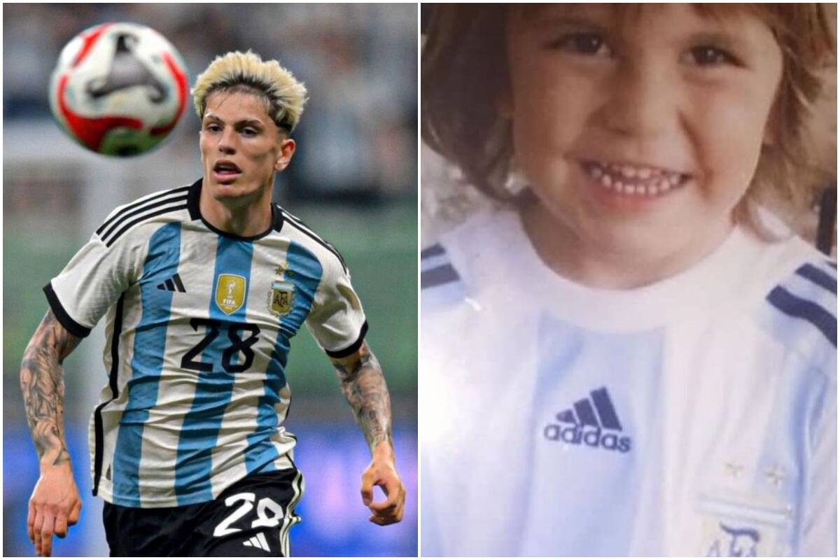 El delantero cumplió su sueño de debutar con la Selección Argentina