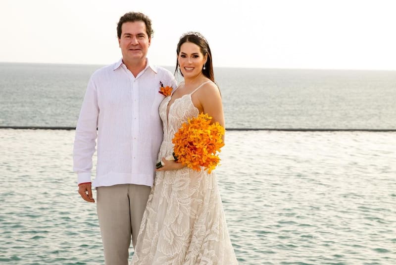 América Guinart sorprendió al compartir fotos de su boda con Álvaro Favier