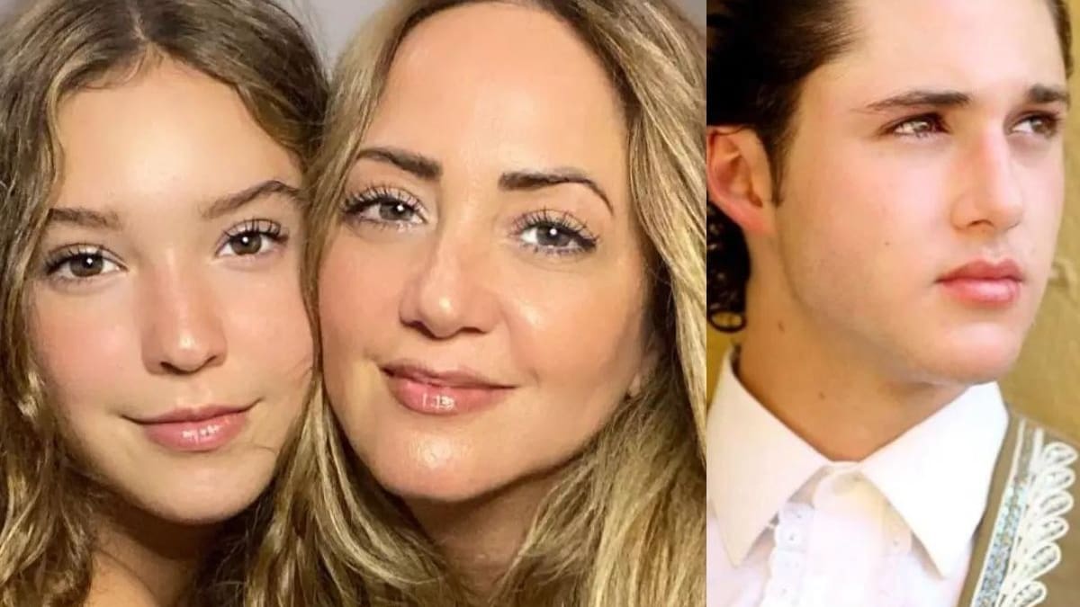 Andrea Legarreta comparte por primera vez una fotografía junto al novio de su hija Mía Rubín