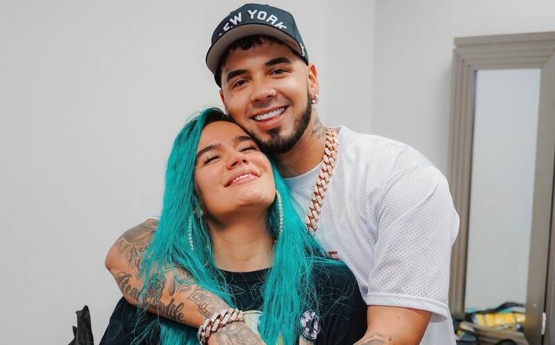 Anuel y Karol G Anuel AA responde con nueva canción a Karol G - Créditos: Instagram