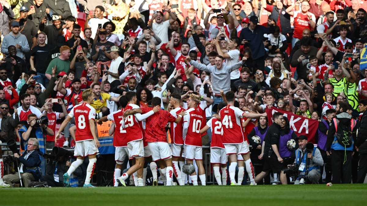 VIDEO | El agónico gol de Arsenal que le permitió quitarle el título de la Community Shield a Manchester City