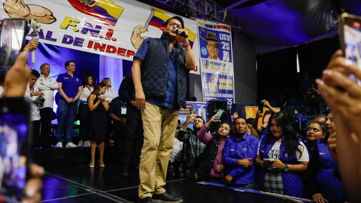 VIDEO: Captan momento exacto en que es asesinado candidato a la presidencia de Ecuador