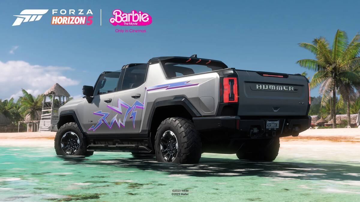 Este es el auto de Ken. Créditos: Mattel - Microsoft.