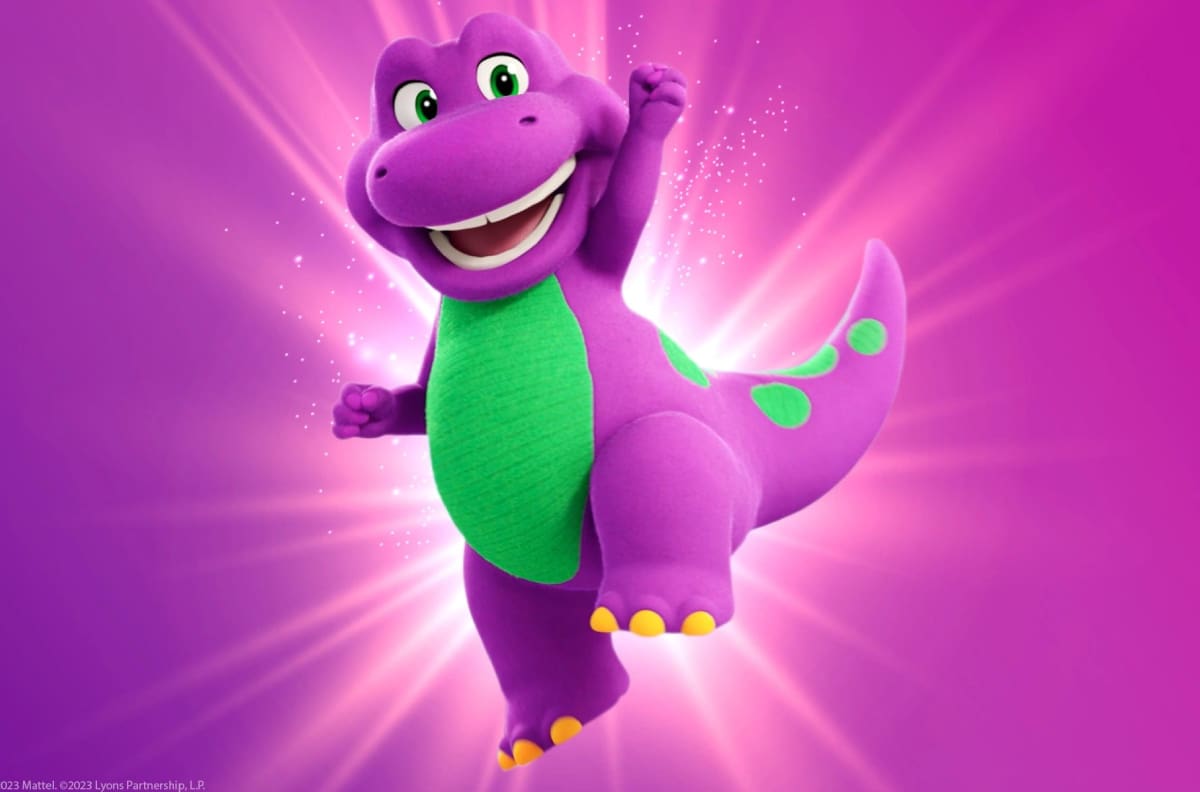 Barney vuelve como serie animada: Mattel anuncia relanzamiento
