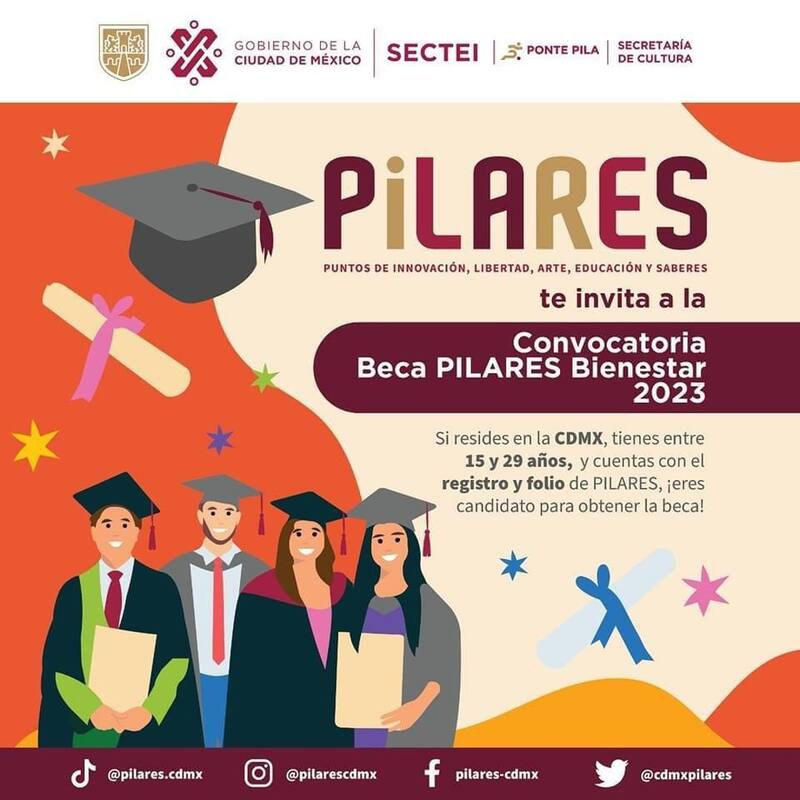 La Beca Pilares es un apoyo para quienes deseen continuar sus estudios hasta nivel medio superior.